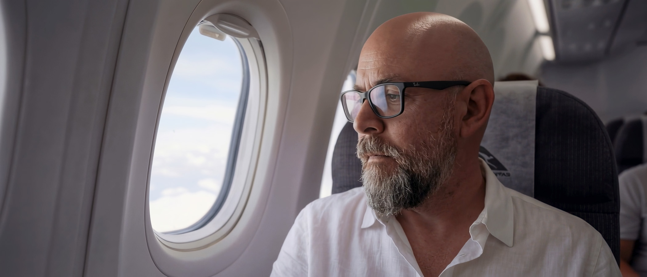 Clark Watson, AI-generated A-roll, flight to Perth